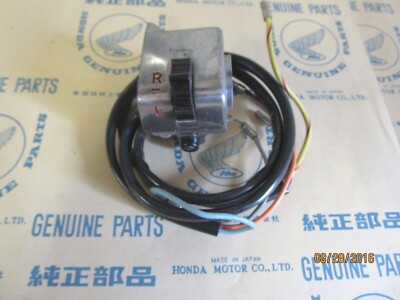 HONDA C95, C92 Benly NOS Starter and Winker Switch Assembly 35250-201-013