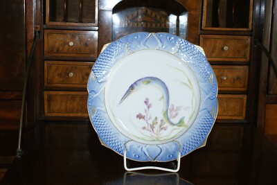 Royal Copenhagen Blue Fauna Danica Fischteller,2.Wahl