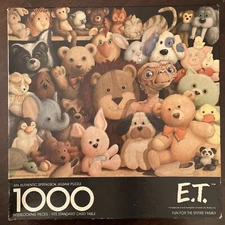 Vintage E.T. SPRINGBOK 1000 Piece Puzzle ET Universal City Studio 1982 COMPLETE