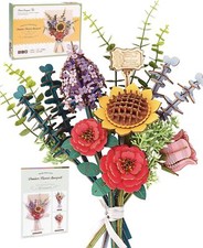 Rowood Wooden Flower Bouquet 3D Puzzle Teen D...