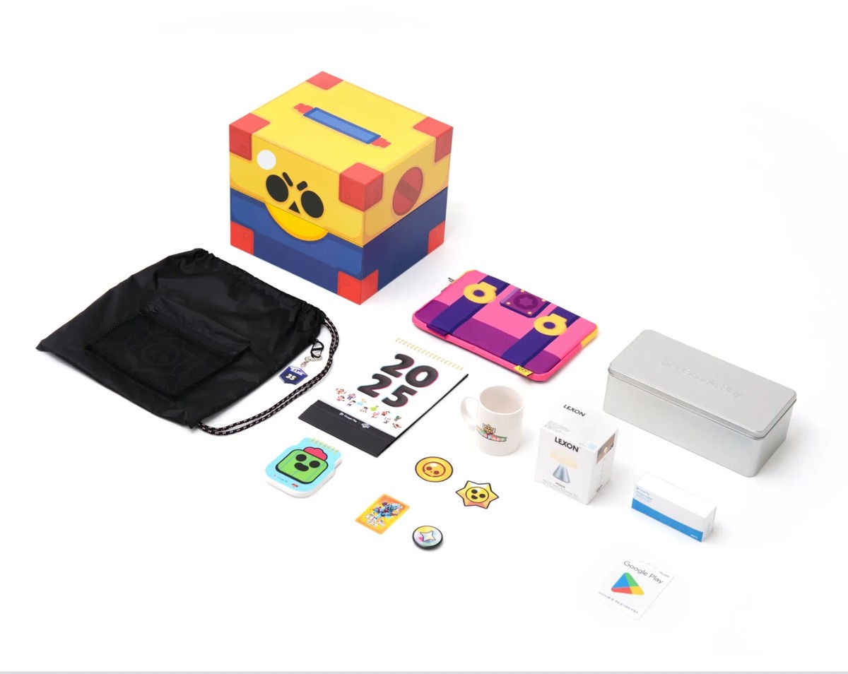 Google Play x Brawl Stars Limited Edition Gift Box Starr Park Mug