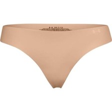 Under Armour 293770 Women's Thong Underwear, 3-Pack , Nude 295 /Nude , X-Large