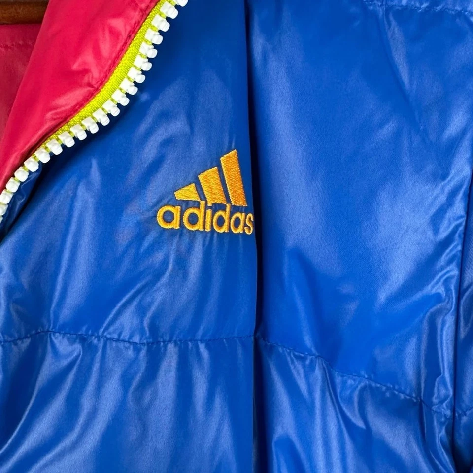 Adidas Oversized Reversible Down Puffer Jacket sz S - Image 4 of 4