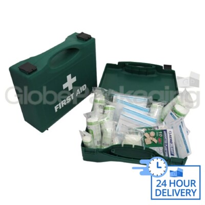 5 x 10 PERSON HSE ERSTE HILFE KITS - ARBEITSPLATZ HEIM TAXI WOHNWAGEN BOOT *HARTSCHALE*
