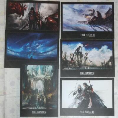 SQUARE ENIX Cafe Limited Final Fantasy XVI luncheon mat vol.1  All 6 types set