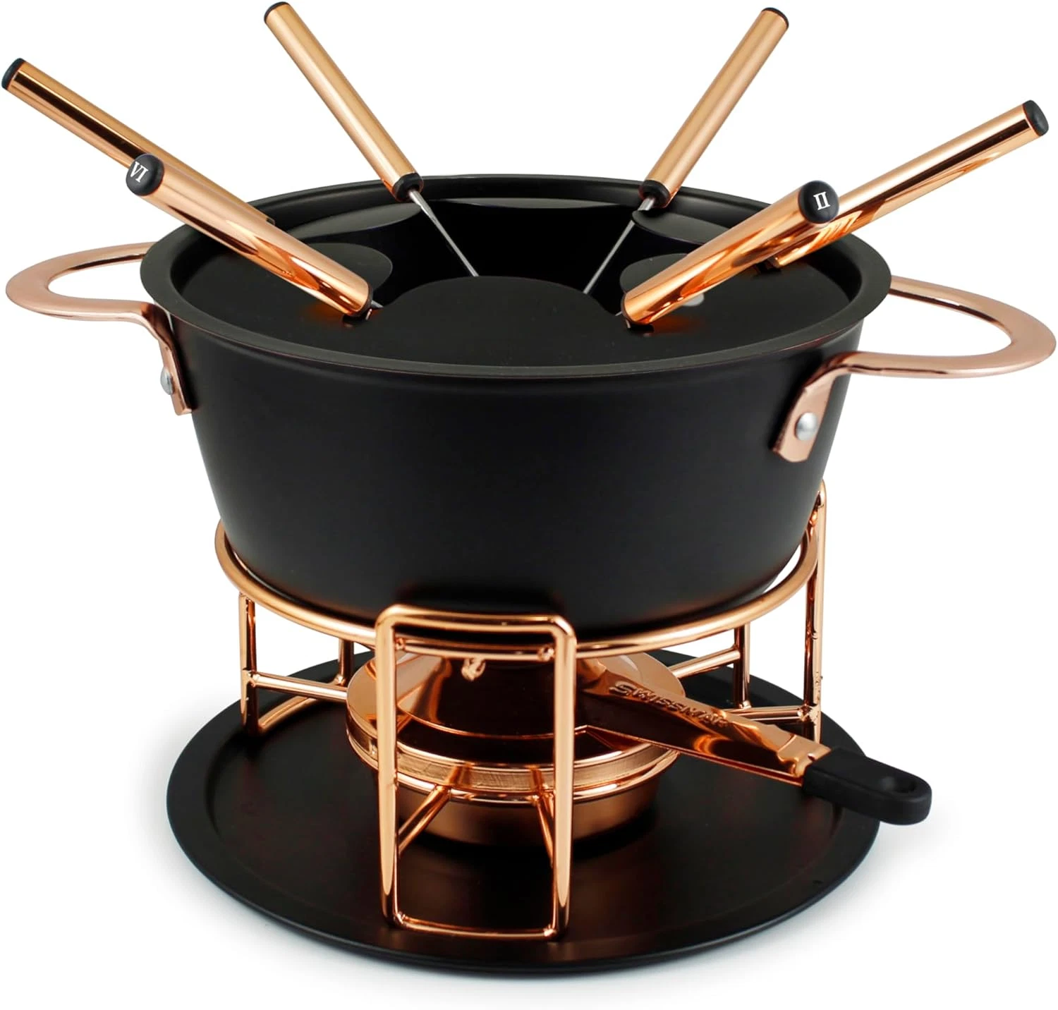 Realp 11-Piece Cast Aluminum Fondue Set for Cheese, Chocolate & More
Opens in a new window or tab