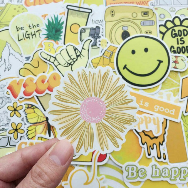 yellow hydro flask vsco