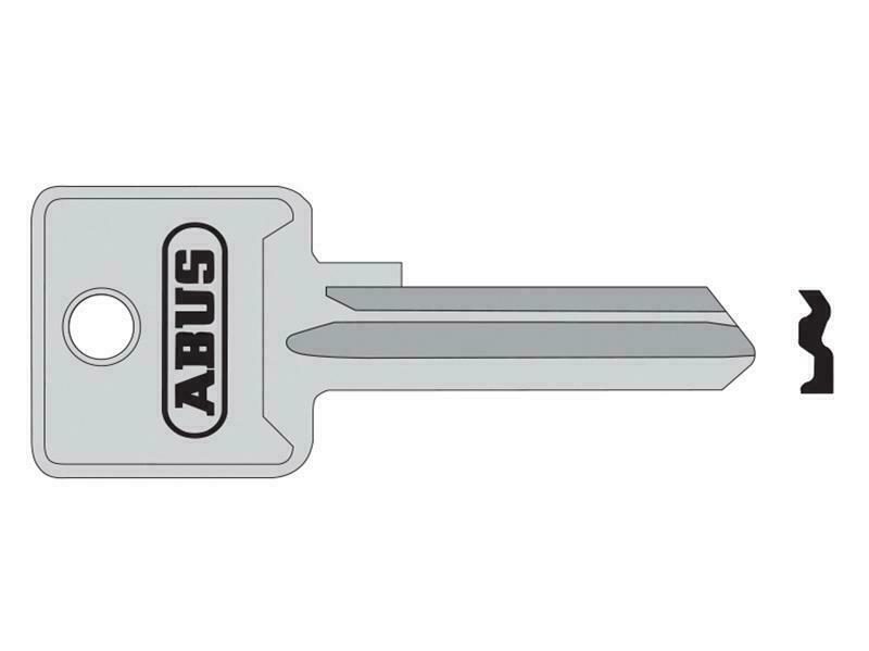 ABUS Mechanical 85/50 50Mm +60 Left Hand Key Blank ABUKB02697