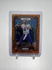 2023 Panini Prizm Kirk Cousins Orange Lazer Prizm Minnesota Vikings Football 197