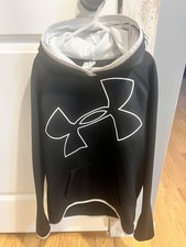 Girls Black Under Armour Hoodie Size Large