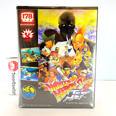 ワールドヒーローズ2 JET ネオジオ NEOGEO ROM SNK 美品 ROM 美品 美品 1