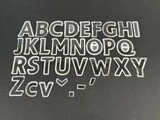 2007 - 2013 OFFICIAL SPORTING ID LEXTRA BLACK PLAYER SIZE SHIRT LETTERS 53MM