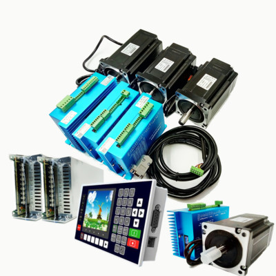 4.5NM 5.6A Closed loop Stepper Motor NEMA34 Driver 4Axis 2phase CNC Router Kit