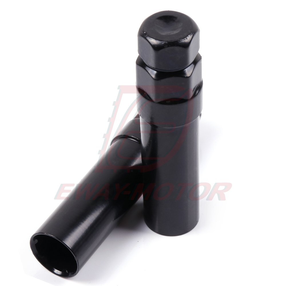 20 Black 6 Spline 12x1.5 Lug Nuts + 2 Keys Fits Honda Accord Civic
