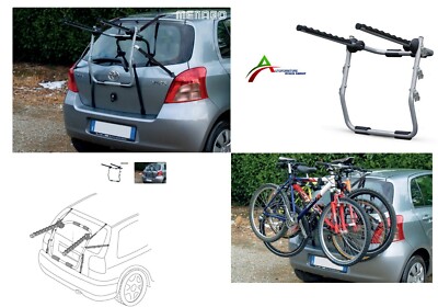 Heckfahrradträger Motorhaube Kofferraum Fahrradträger 3-Sitzer Schnell und Sicher