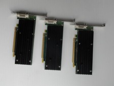 Lot of 3, nVidia Quadro NVS 290 256MB PCIe Video Card HP 454319-001 456137-001