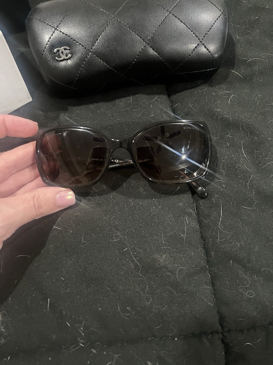 Authentic Chanel 5218 c.1305/3B Greyish Beige Tortoise Sunglasses