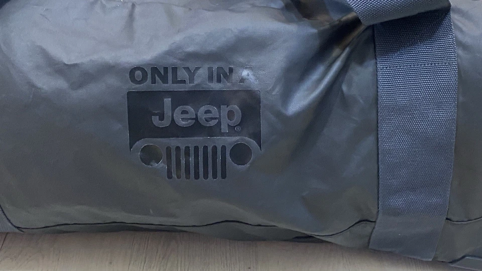 Remolque de carga Eagle Creek 130L bolso plegable de lona con ruedas negro logotipo Jeep Foto 3 de 4