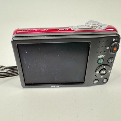 Nikon Coolpix L30 20.1 MP 5x Optical Zoom Digital Camera w/ 8GB SD