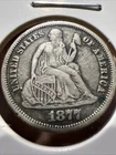 1877 Seated Liberty Dime 10¢