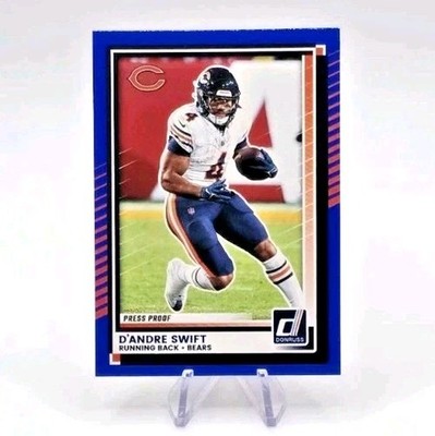 2025 Donruss Football - D Andre Swift Press Proof Blue #226 Color Match