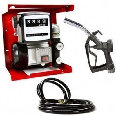 Electric Fuel Transfer Hose Gas Dispenser Oil Pump with Meter Metered Gauge