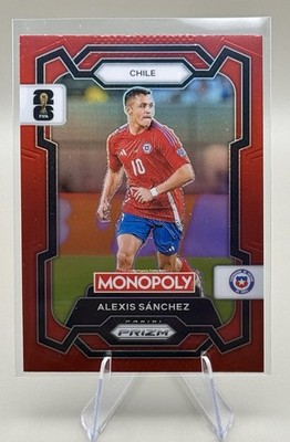 Alexis Sanchez Red Prizm - 2026 Panini Monopoly FIFA World Cup