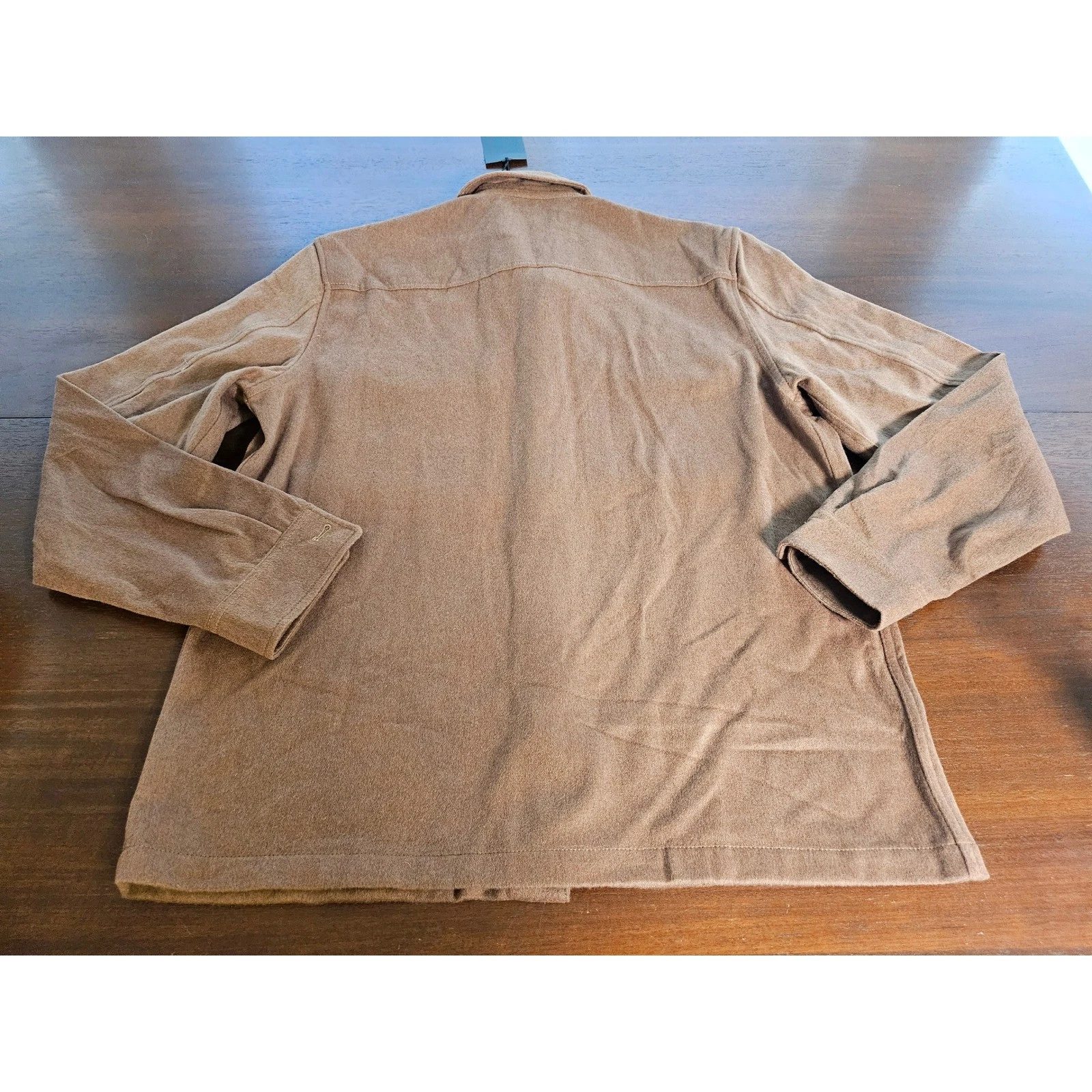 Scotch & Soda Shirt Jacket Mens XL Brown Wool Blend Overshirt 158432 - product detail image 6