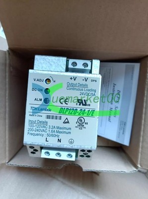 1PC new TDK-Lambda DLP120-24-1/E Rail Mount Power Supply &ex