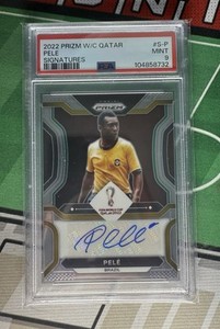Pele 2022 Prizm World Cup #S-P Signatures Price Guide Pele 2022 Prizm World Cup #S-P Signatures Price Guide