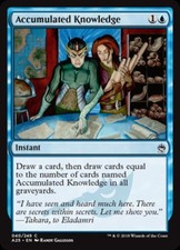 Accumulated Knowledge - Light Play MTG Masters 25