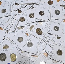 Lot of 74 Transit Tokens Trolley Bus Railway NY California Carded Old Collection