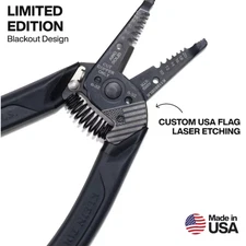 Klein Tools K11095BLK Limited Edition Kurve Blackout Wire Stripper, 8-20 AWG