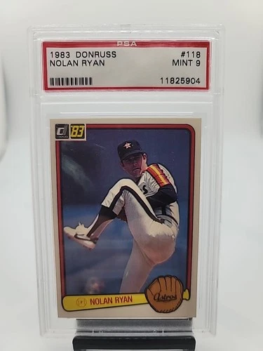 1983 Donruss Baseball Nolan Ryan #118 PSA 9