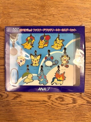 Pokemon Vintage Rubber Keychain ANA 2000 Limited With BOX From Japan
