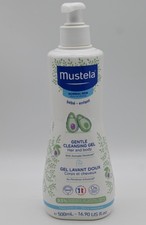 Mustela Baby Gentle Cleansing Gel with Pump, 16.9 oz - EXP 10/20/26