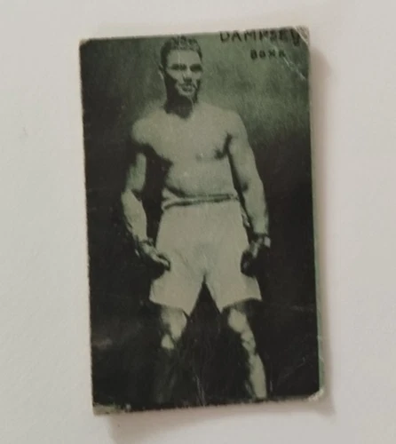 JACK DEMPSEY ITALIAN CARD C 1930 VERY GOOD BOXING