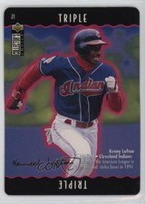 1996 Collector's Choice You Make the Play Gold Foil Signature Kenny Lofton 1gt6
