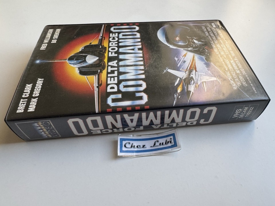 Delta Force Commando (Frank Valenti) - Cassette VHS - FR - 1989 - Delta ...