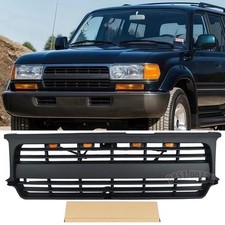 Black Front Grille Fit For Toyota Land Crusier Prado Lc80 Fj80 Fzj80 1990-1997