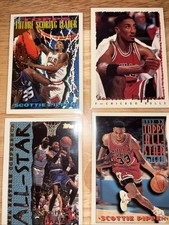 Scotty Pippen Chicago Bulls Basketball Card Lot 12 Cards 1990s NBA