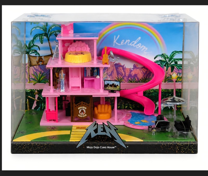 Mattel Creations Barbie The Movie Ken Mojo Dojo Casa House Kendom Display...