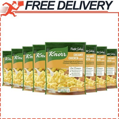 Knorr Pasta Side Dish, Creamy Chicken, No Added MSG, 4.2 oz Pack of 8
