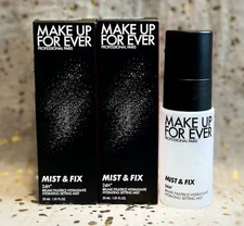 2x~Make Up For Ever~Mist & Fix 24H* Hydrating Setting Mist~30ml/1.01oz each~NIB~