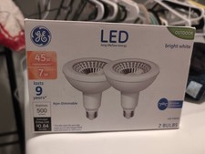 GE LED Outdoor Floodlight - Bright White 45W. New and not removed but open.