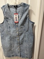 Frye Women's Denim Mini Sleeveless Dress
