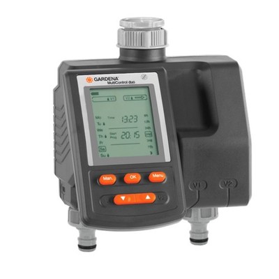 Gardena Bewässerungscomputer MultiControl Duo Automatische Steuerung LC-Display