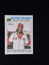 Topps 2025 Heritage Image Variation Elly De La Cruz Reds #263 Baseball Card