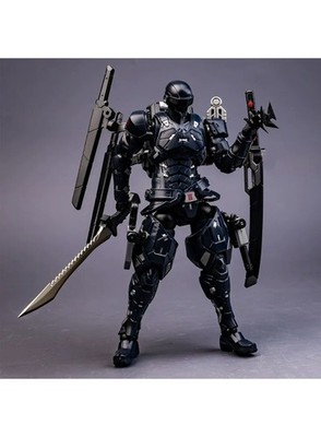 Black Warrior Mecha Ninja Action Figure 22cm | Collector Grade Display Piece