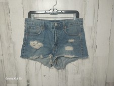 Aeropostale Distressed Boyfriend Denim Shorts Size 4